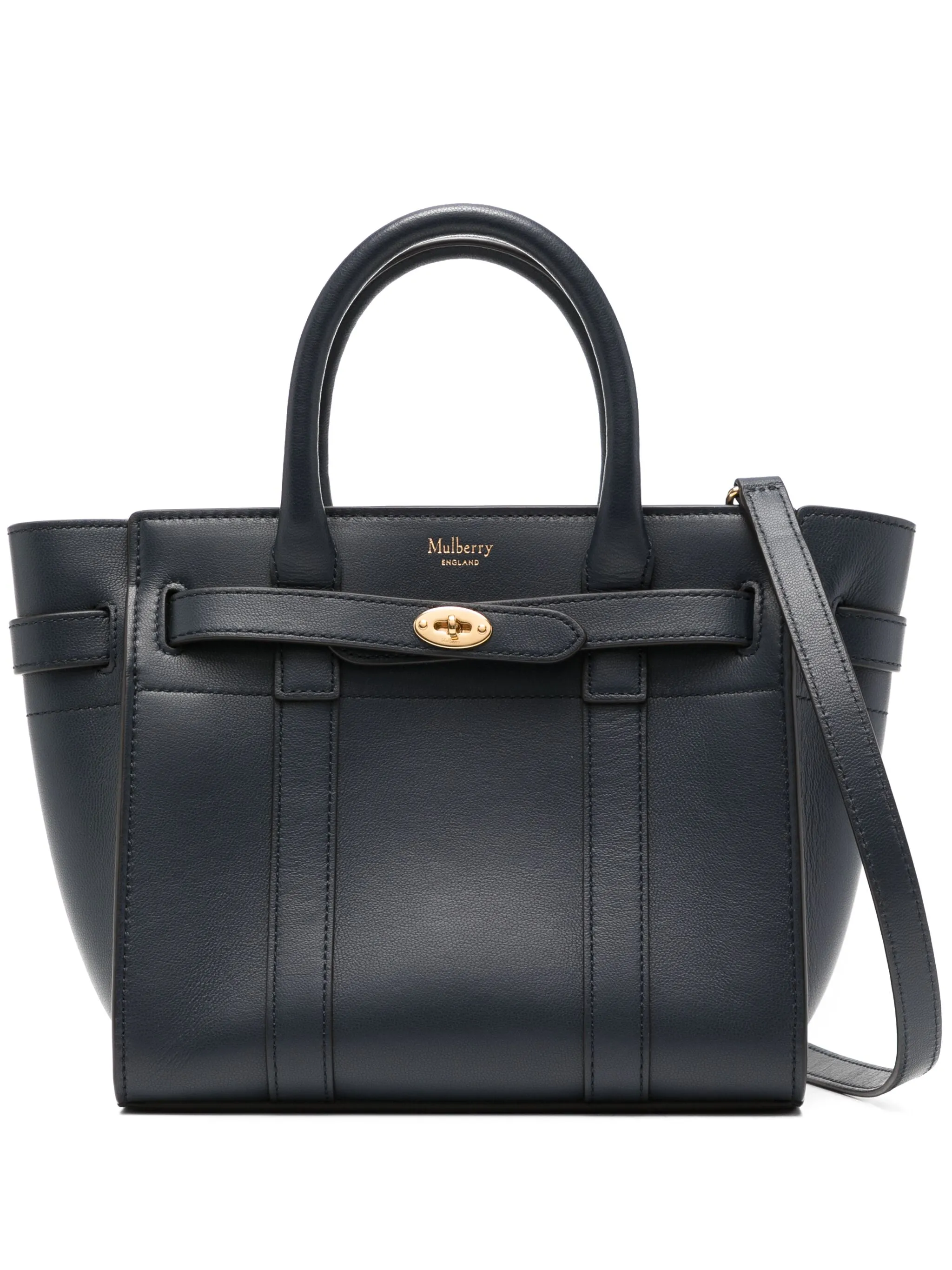 

Мини-сумка Zipped Bayswater Mulberry, синий