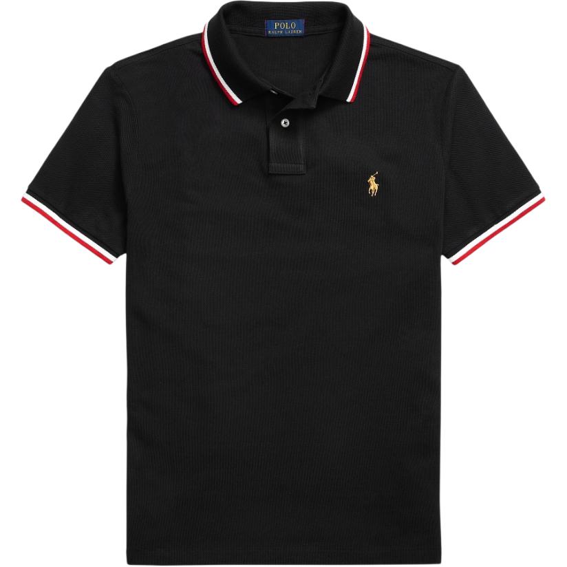 Футболка поло мужская черная Polo Ralph Lauren — фото 2