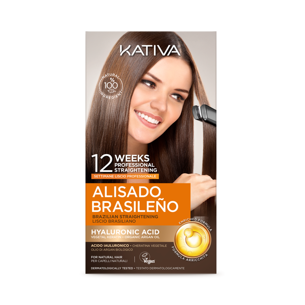

Набор для выпрямления волос, 1 комплект Kativa Brazilian straightening kit