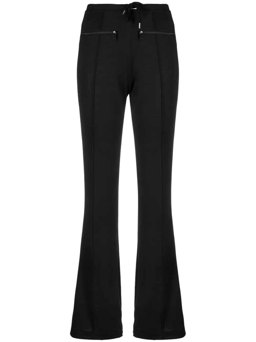 

Спортивные брюки bootcut с кулиской Courrèges, черный