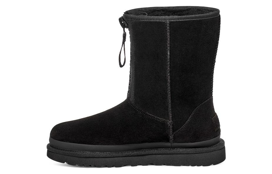 

Ботинки UGG Classic Short Zipper Tape Logo Boot 'Black' Women's