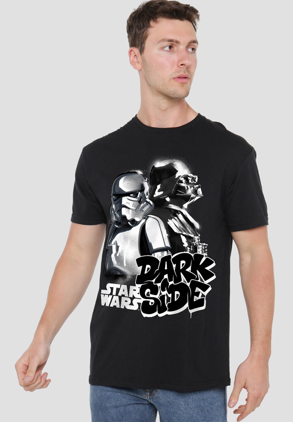 

Футболка с принтом DARK SIDE DUO Star Wars, черный