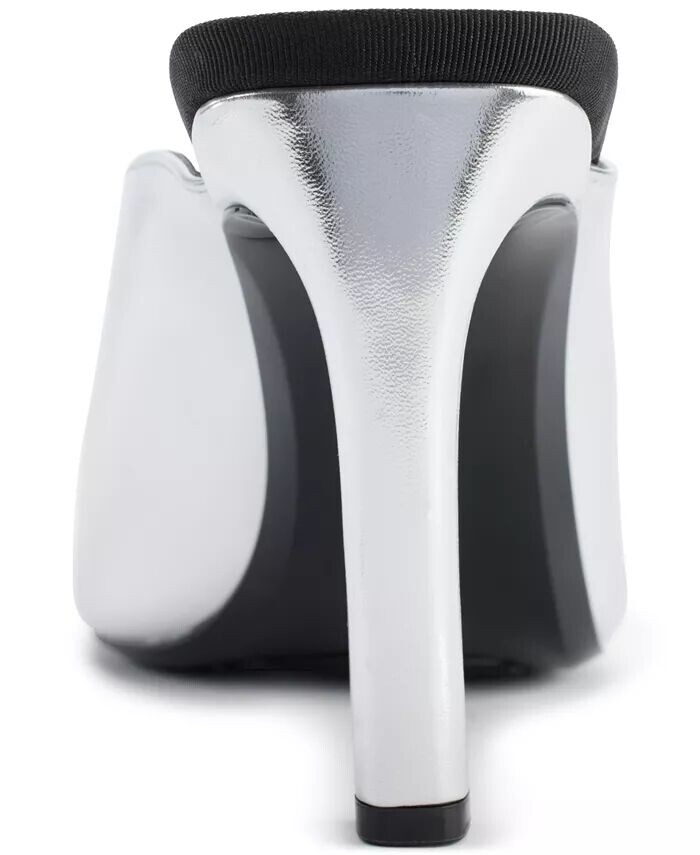 Женские туфли-лодочки Cadena Slip On Mule DKNY, серебряный — фото 3