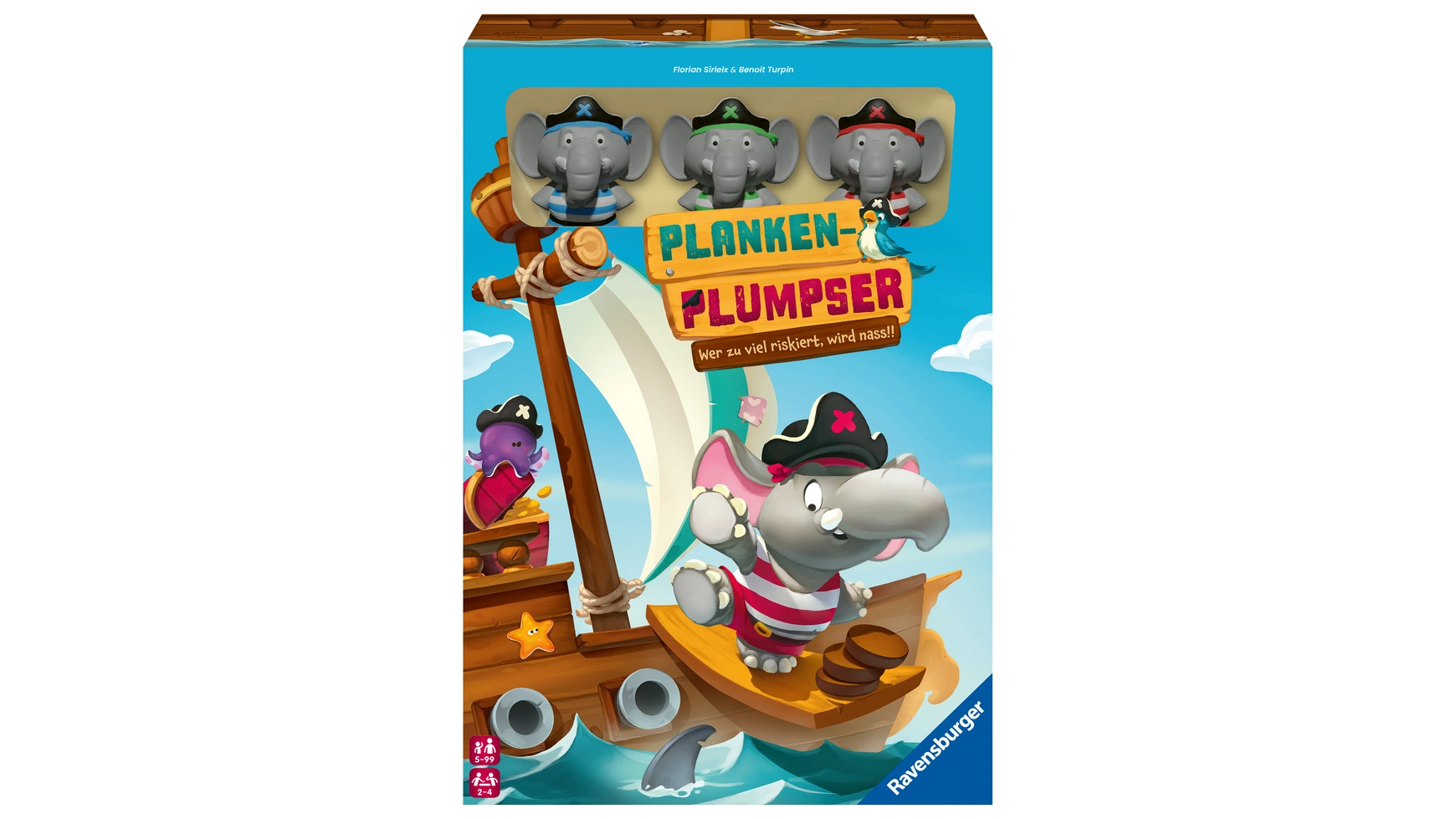 

Ravensburger Spiele Plank-Plumpser Если рискнешь слишком сильно, то промокнешь!!