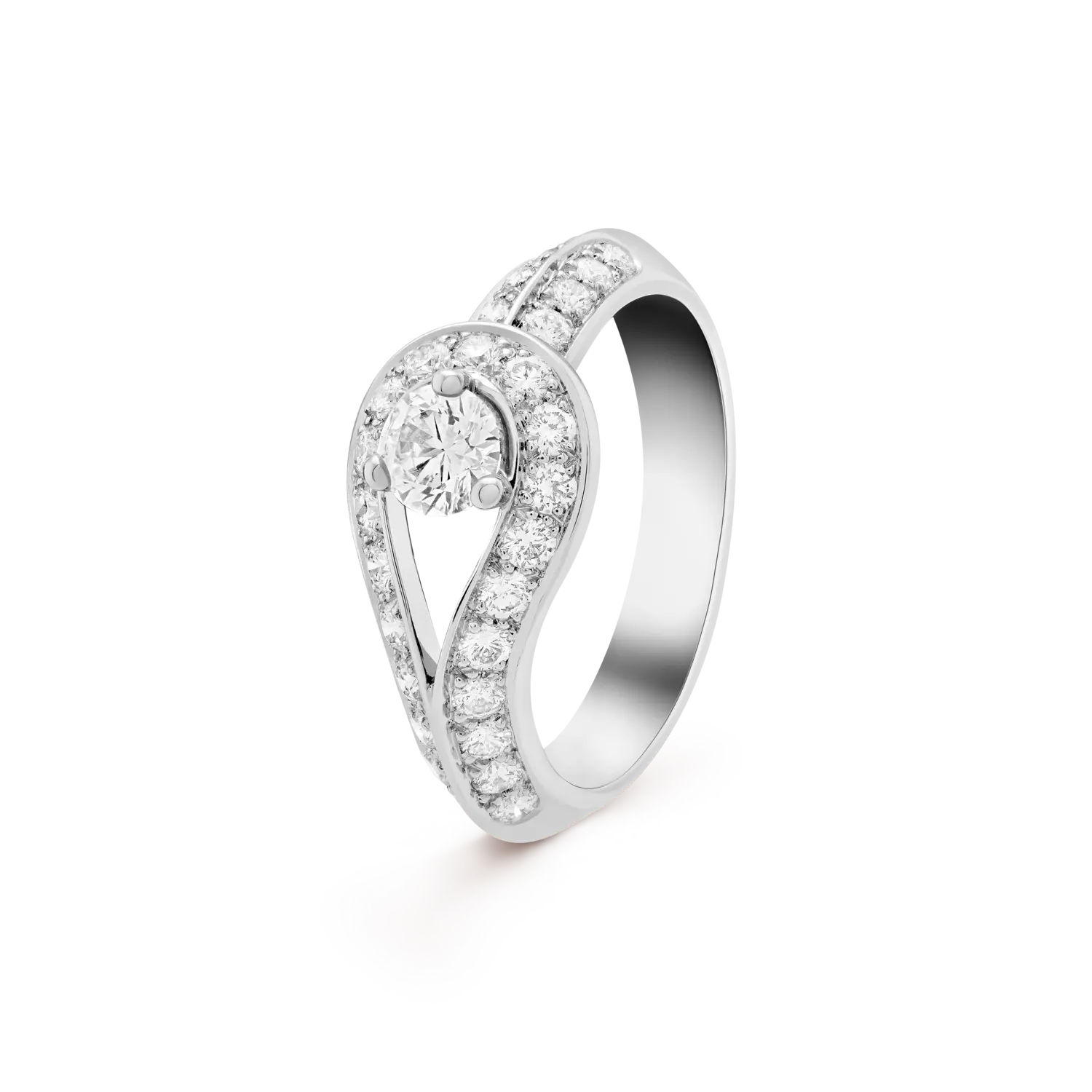 

Кольцо Van Cleef & Arpels Couture 0.30 ct EVVS2, платина, бриллиант