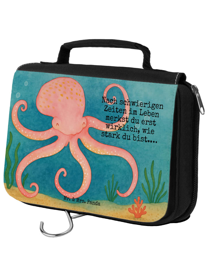 

Mr. & Mrs. Panda Косметичка с изображением осьминога и надписью белого цвета