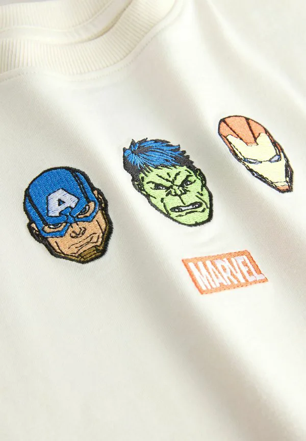 Футболка с коротким рукавом и принтом marvel avengers, лицензированная по лицензии, стандартного кроя. Next, Stone Back Print — фото 2