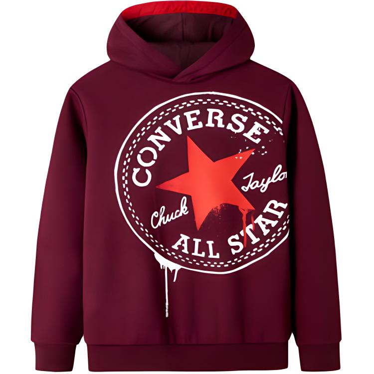 Converse Свитшот Porter Tea Red для подростков — фото 3