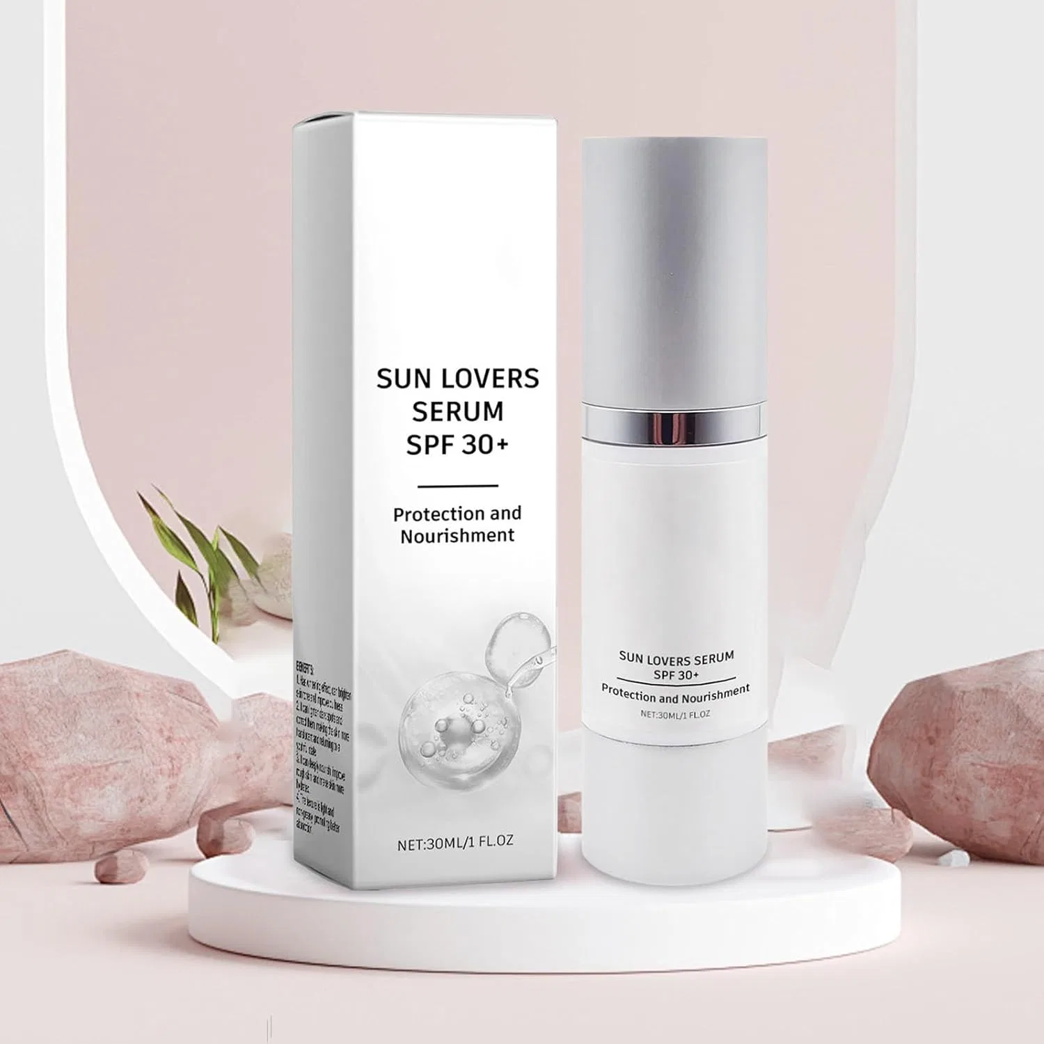 Солнцезащитный крем SPF30 Sun Lovers Serum Isolation Sunscreen 30ml белый — фото 3