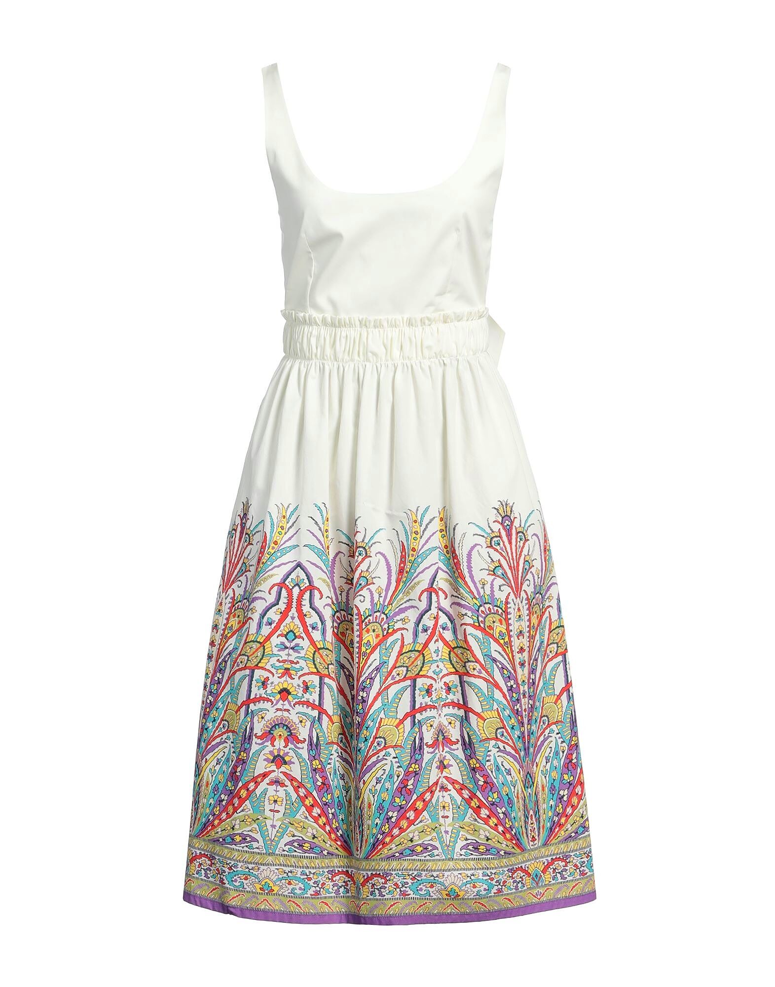 

Платье миди Etro, кремовый