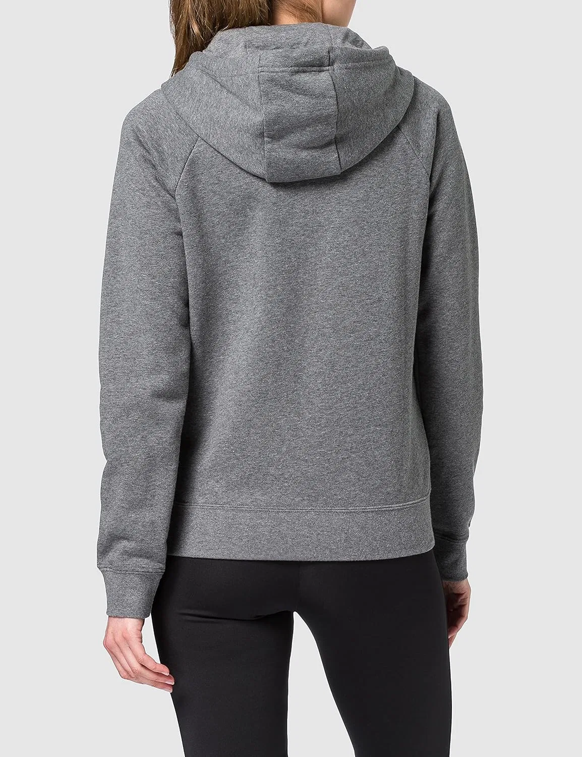 Толстовка Nike Women Team Club 20 Hooded, Charcoal Heather/White/White, 36 EU — фото 3