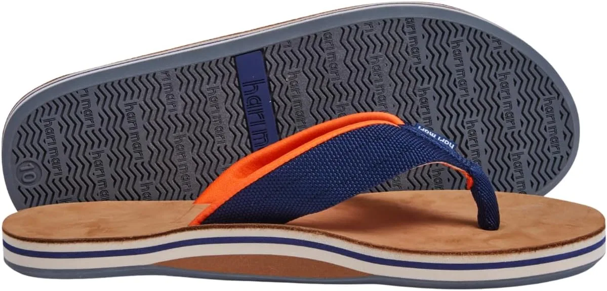 Шлепанцы женской скаутской команды Хари Мари Hari Mari, Navy Orange — фото 4