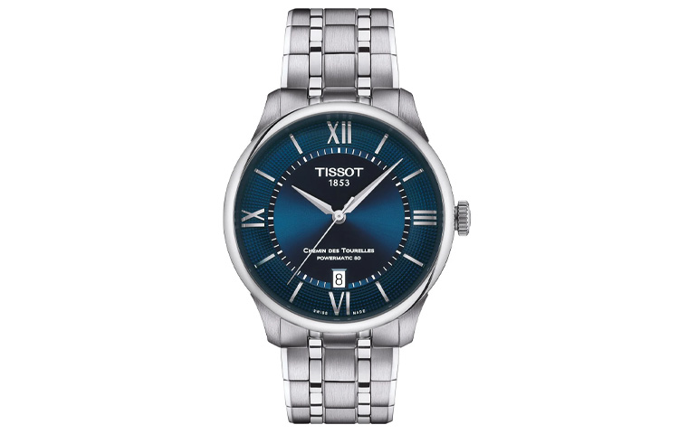 

Автоматический механический механизм Унисекс часы 39 мм Синий циферблат Корпус из нержавеющей стали Браслет из нержавеющей стали TISSOT