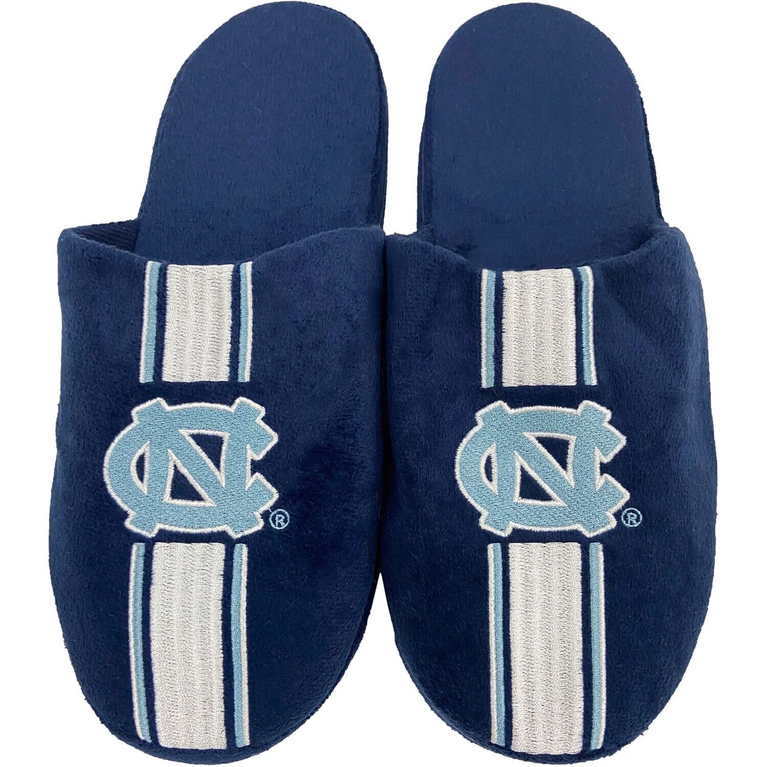 

Мужские полосатые командные тапочки FOCO North Carolina Tar Heels
