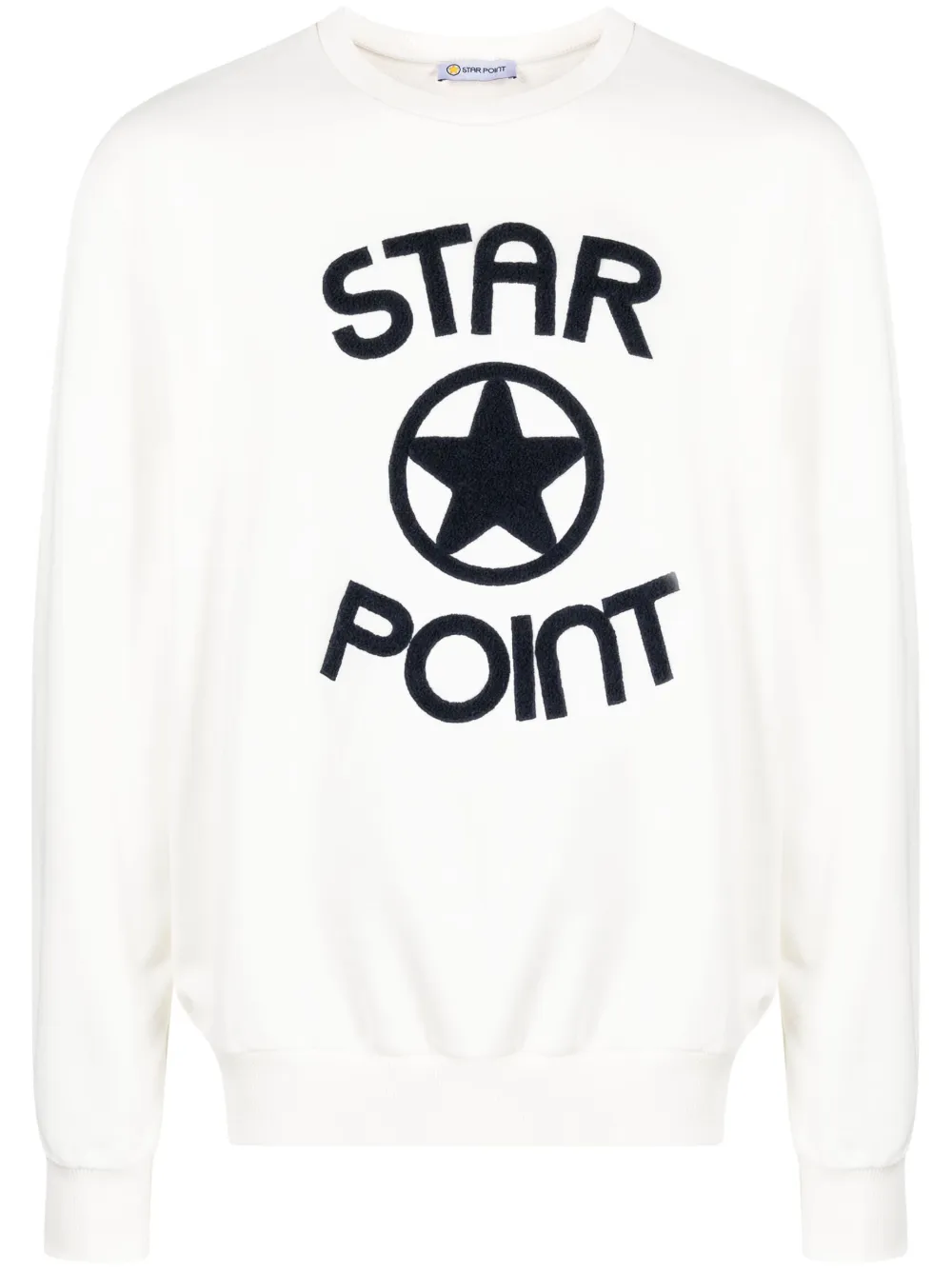 

Джемпер с логотипом Star Point, белый