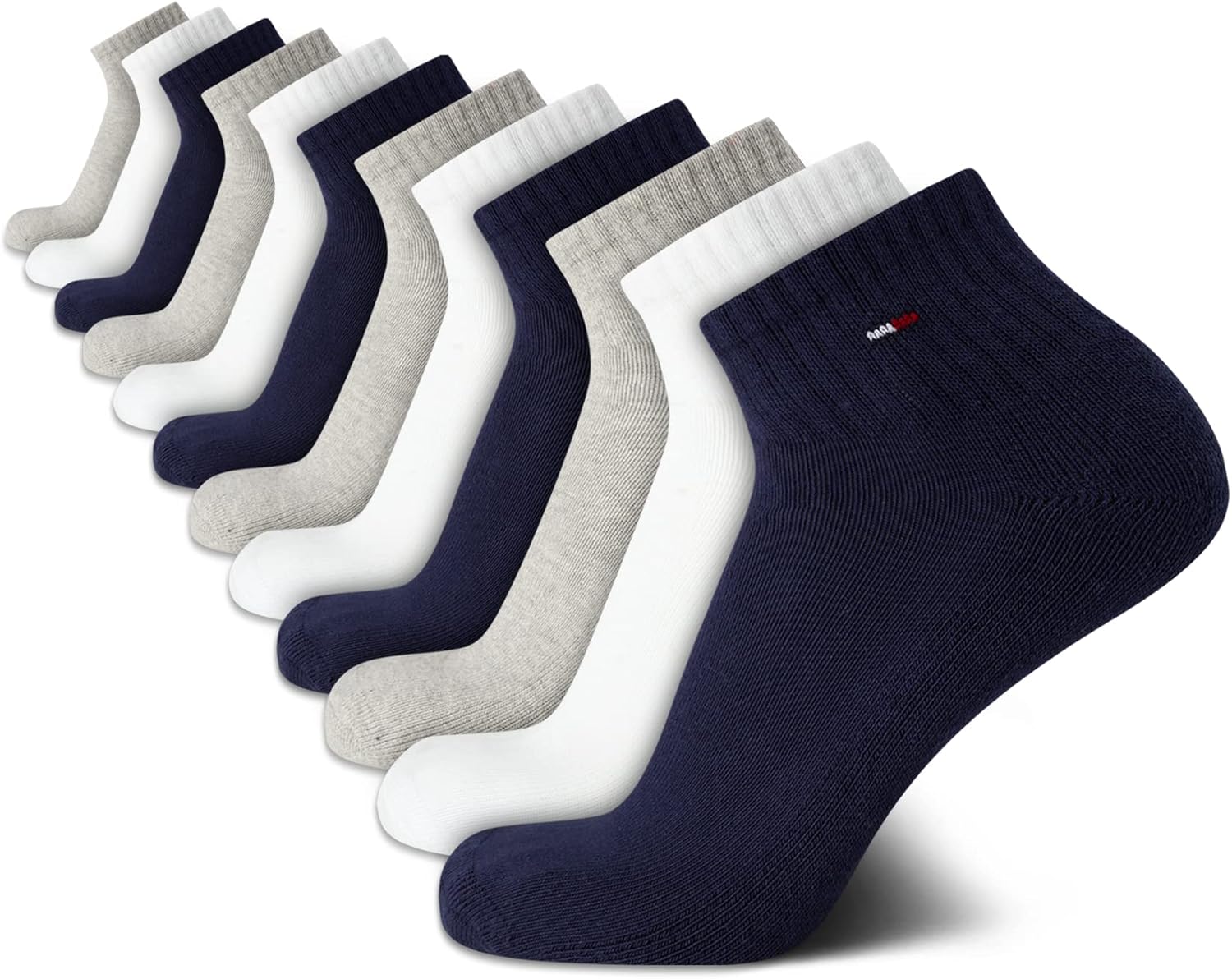 

Мужские носки Tommy Hilfiger - носки с короткими рукавами (12 шт.), Navy Multi