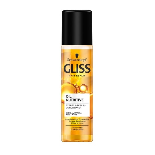 

Экспресс-восстанавливающий кондиционер для волос 200мл Gliss, Oil Nutritive Express Repair Conditioner, Schwarzkopf