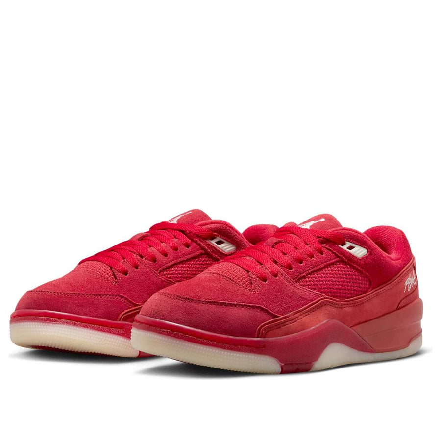 Кроссовки (WMNS) Air Jordan Flight Court 'Varsity Red Muslin Sail', красный — фото 3