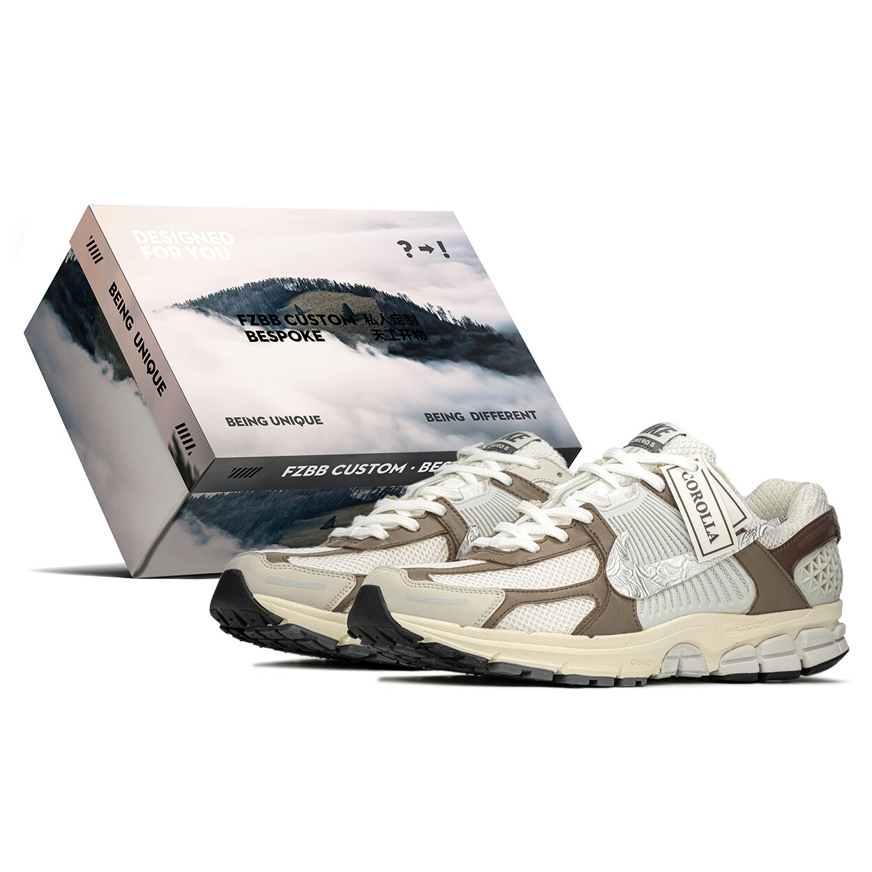 

Кроссовки Air Zoom Vomero 5 унисекс с низким верхом коричневого цвета Nike