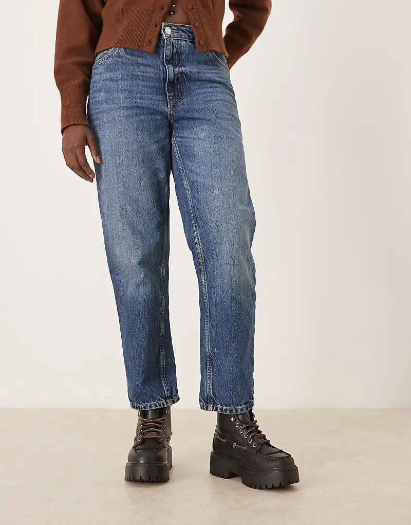 Ботинки Timberland Stone Street 7 Eye на платформе из черной кожи — фото 4