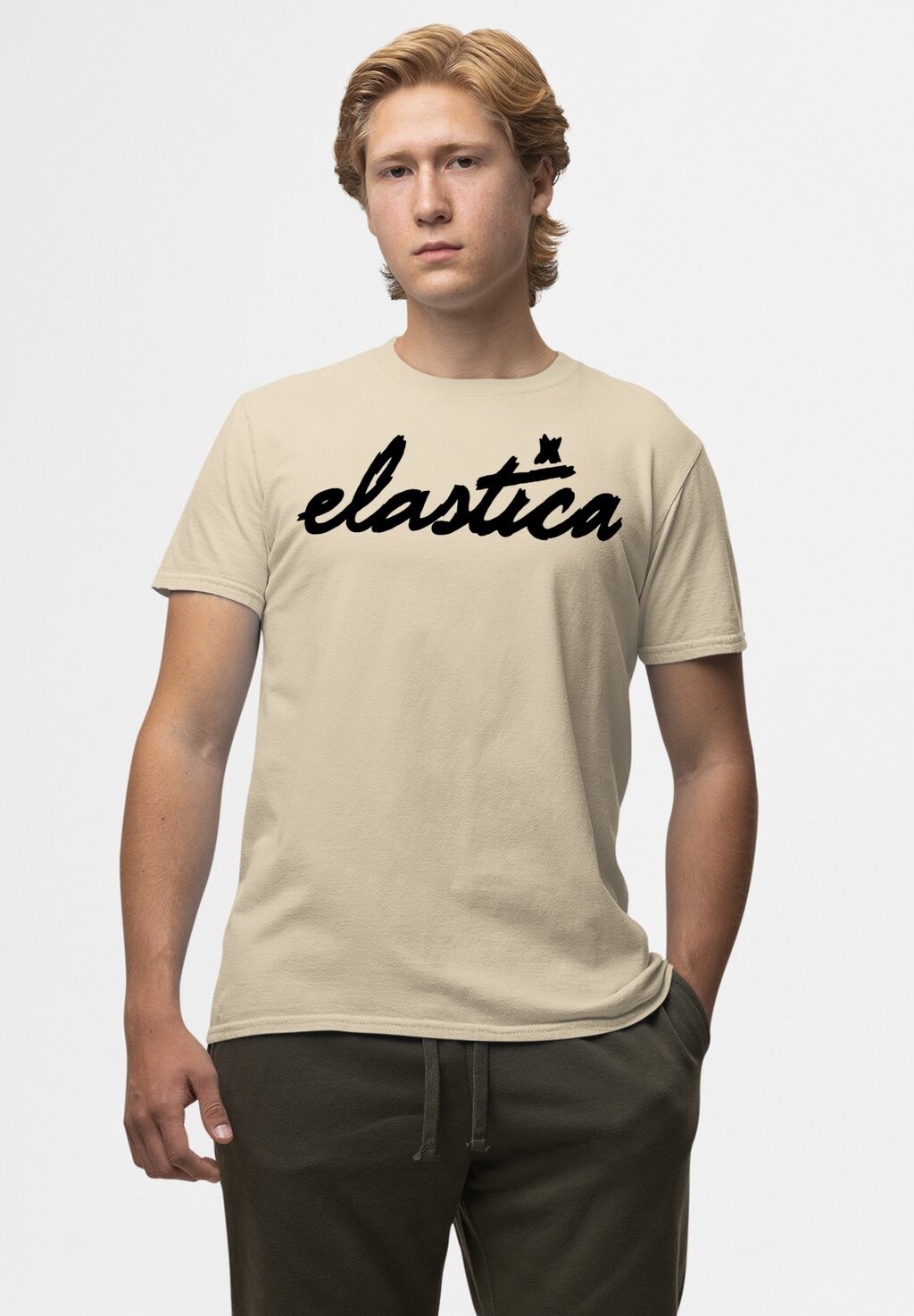 

Футболка с принтом ELASTICA Henry Tiger, молочный