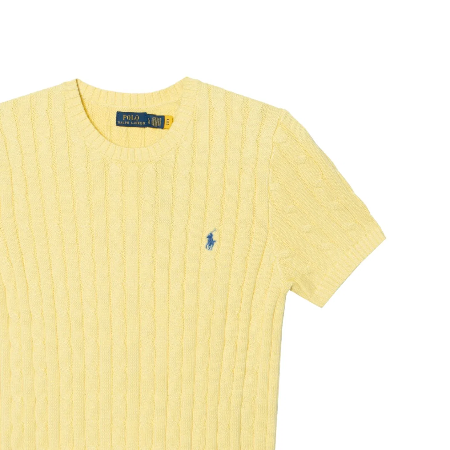 Джемпер Polo Ralph Lauren Women's Yellow Crew Neck — фото 4