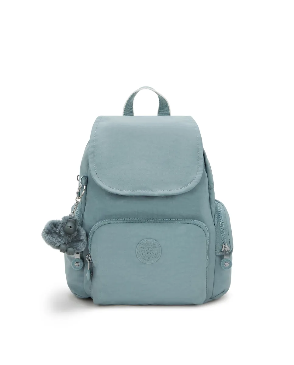 

Женский рюкзак City Zip Mini с магнитной застежкой серого цвета Kipling, серый