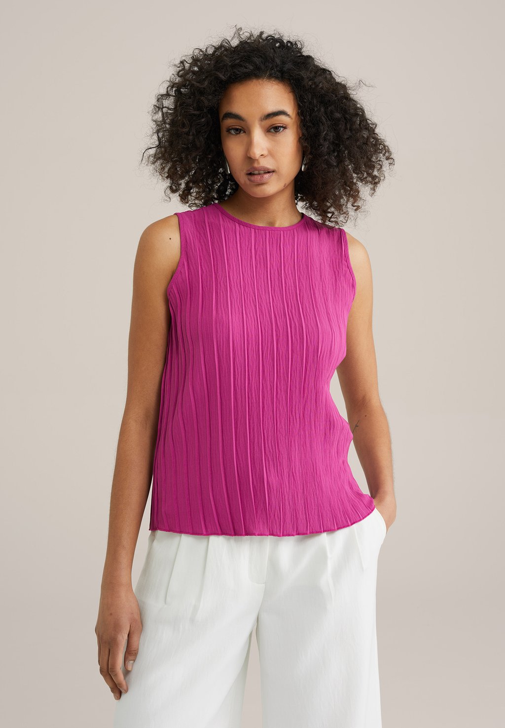 

Топ Blouse WE Fashion, фиолетовый