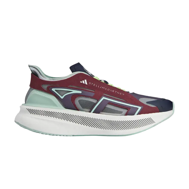 Кроссовки Stella McCartney x Wmns UltraBoost 5, цвет Burgundy Tactile Green