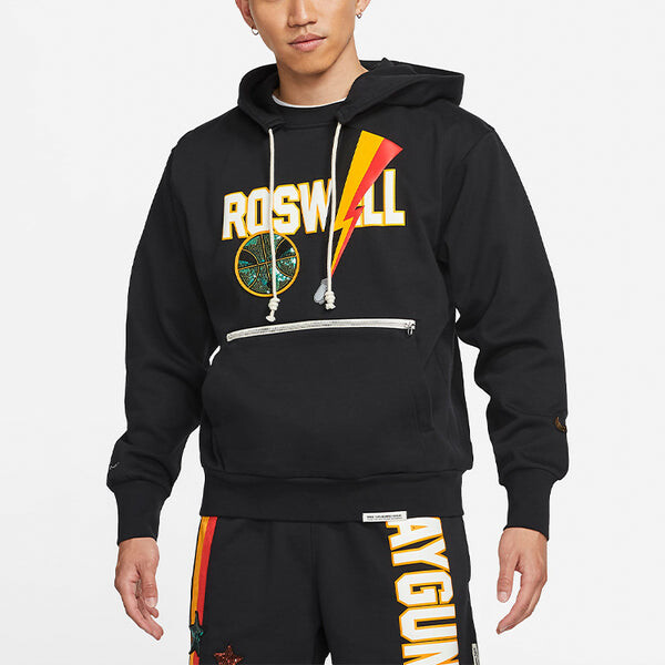 Толстовка dri-fit reagan's basketball sports printing black Nike, черный — фото 4