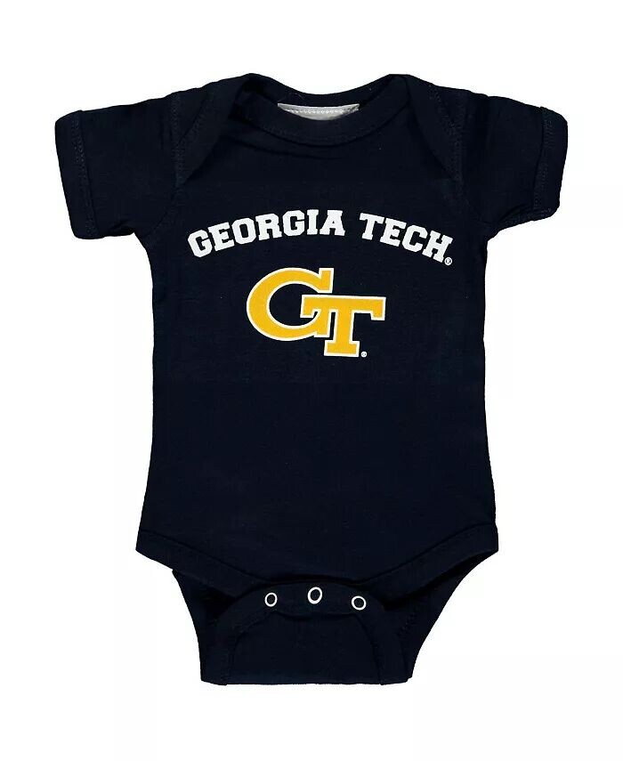 

Боди для мальчиков и девочек Navy Georgia Tech Yellow Jackets Arch & Logo Two Feet Ahead