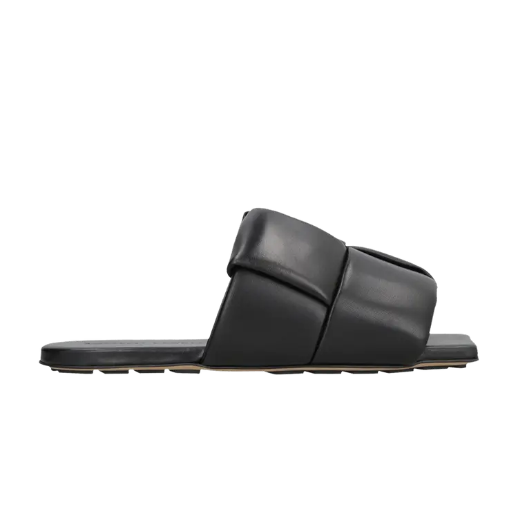 Сандалии Bottega Veneta Wmns Flat Sandal Black, черный