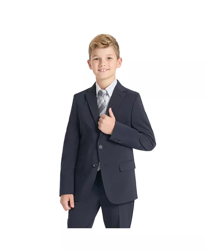Костюм для мальчиков Big Boys Slim Fit 2 Piece Stretch Kenneth Cole Reaction, синий — фото 3