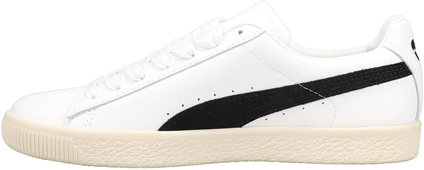 Мужские кроссовки PUMA Clyde Mig на шнуровке повседневные - белые — фото 3