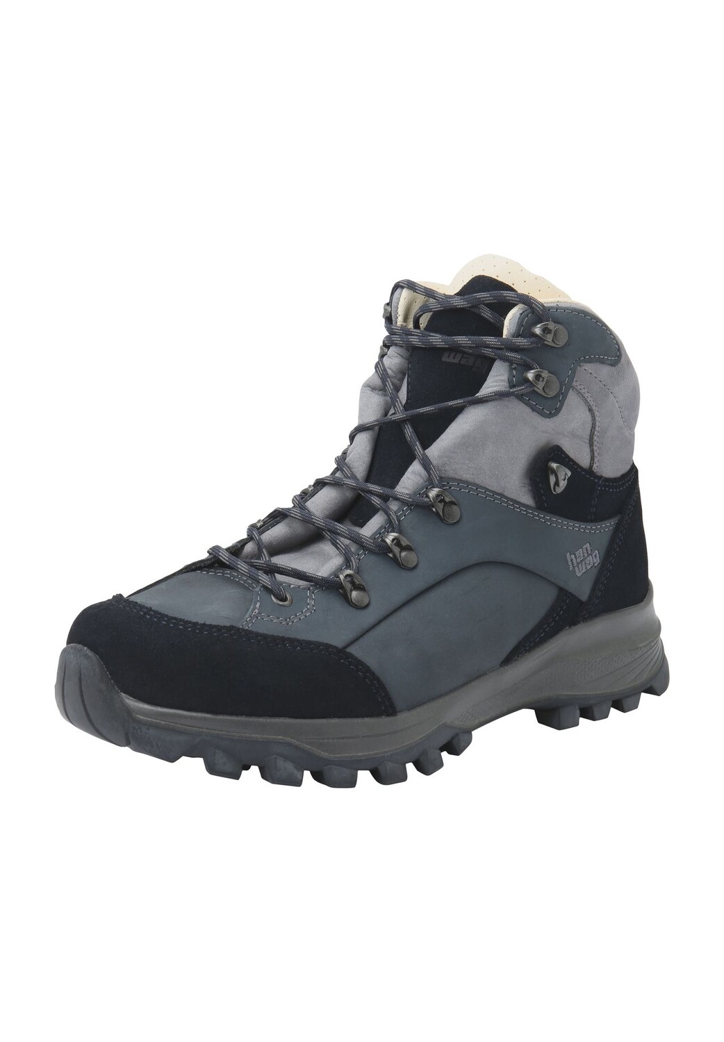 

Кроссовки Alta Bunion II Lady LL, кожаные, женские hanwag, цвет Navy Light Grey