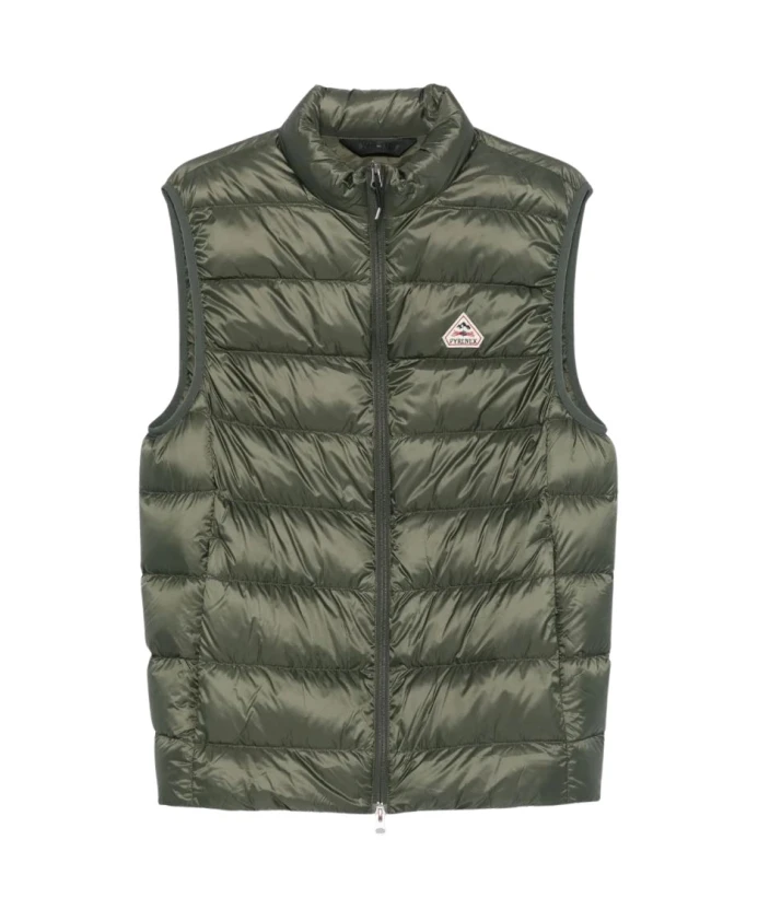 

Жилет цвета хаки с утеплителем Pyrenex, зеленый