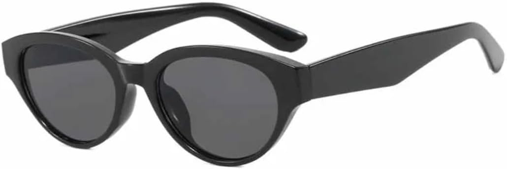 

Солнцезащитные очки с защитой UV400 | Dohohdo «Кошачий глаз» с разноцветными линзами | для женщин и мужчин, для занятий спортом на открытом воздухе и вождения DSVIGF, Black Gray