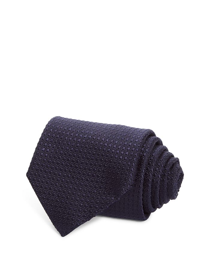 

Шелковый классический галстук Neat Tie Canali, синий