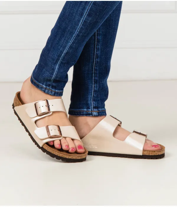 Тапочки Аризона БФ Narrow fit Birkenstock, белый — фото 2