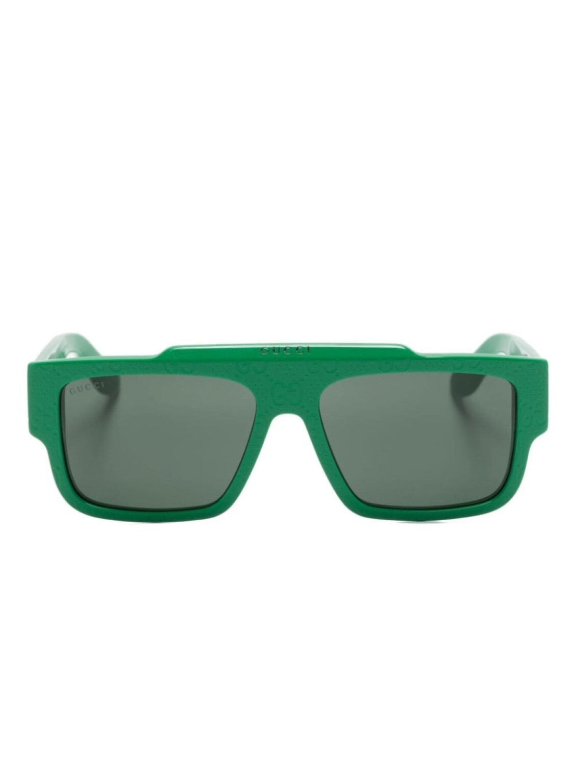 

Gucci Eyewear солнцезащитные очки GG в прямоугольной оправе, зеленый
