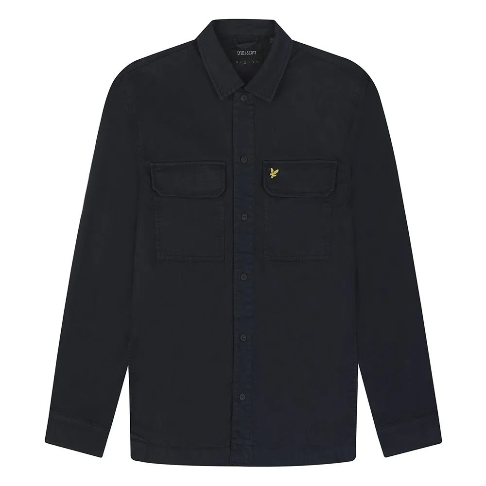 

Верхняя рубашка Lyle & Scott Garment Dyed, синий
