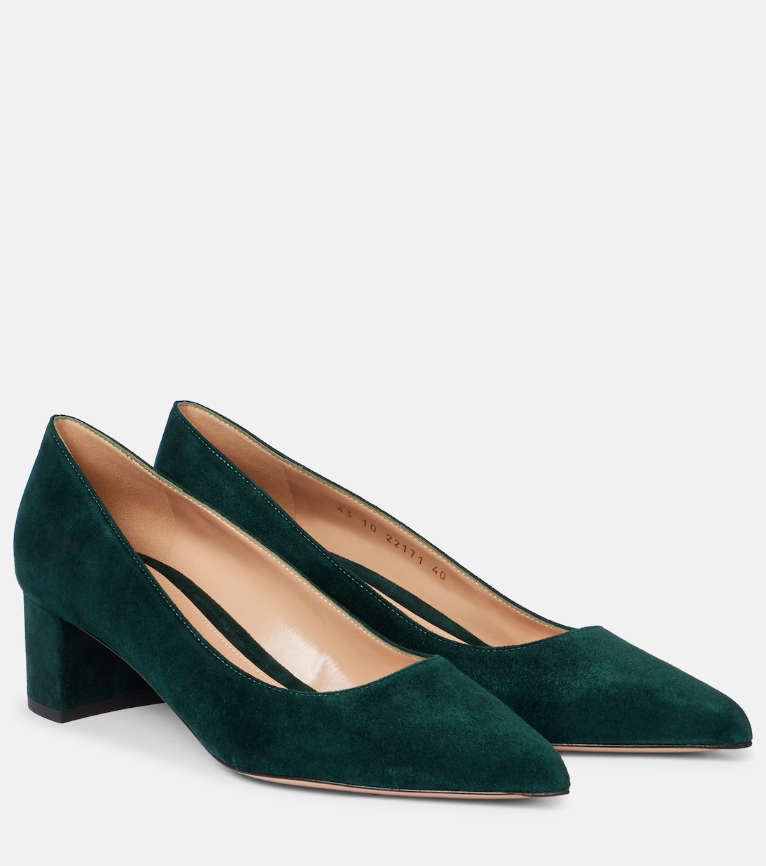 Туфли Piper 45 из замши Gianvito Rossi, Hunter