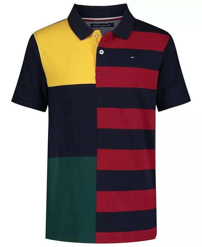 

Рубашка поло Dean Pieced для малышей и маленьких мальчиков Tommy Hilfiger