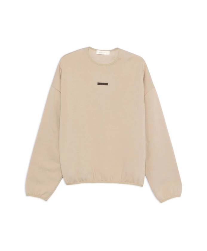 

Флисовый свитер с круглым вырезом Fear Of God, бежевый