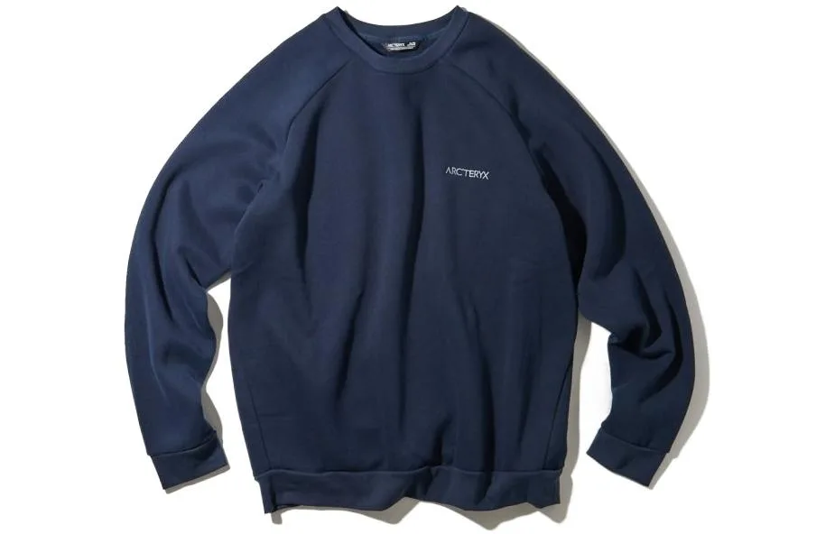 Толстовка с эмблемой мужская с круглым вырезом Arcteryx, Kingfisher Blue/Kingfisher — фото 3
