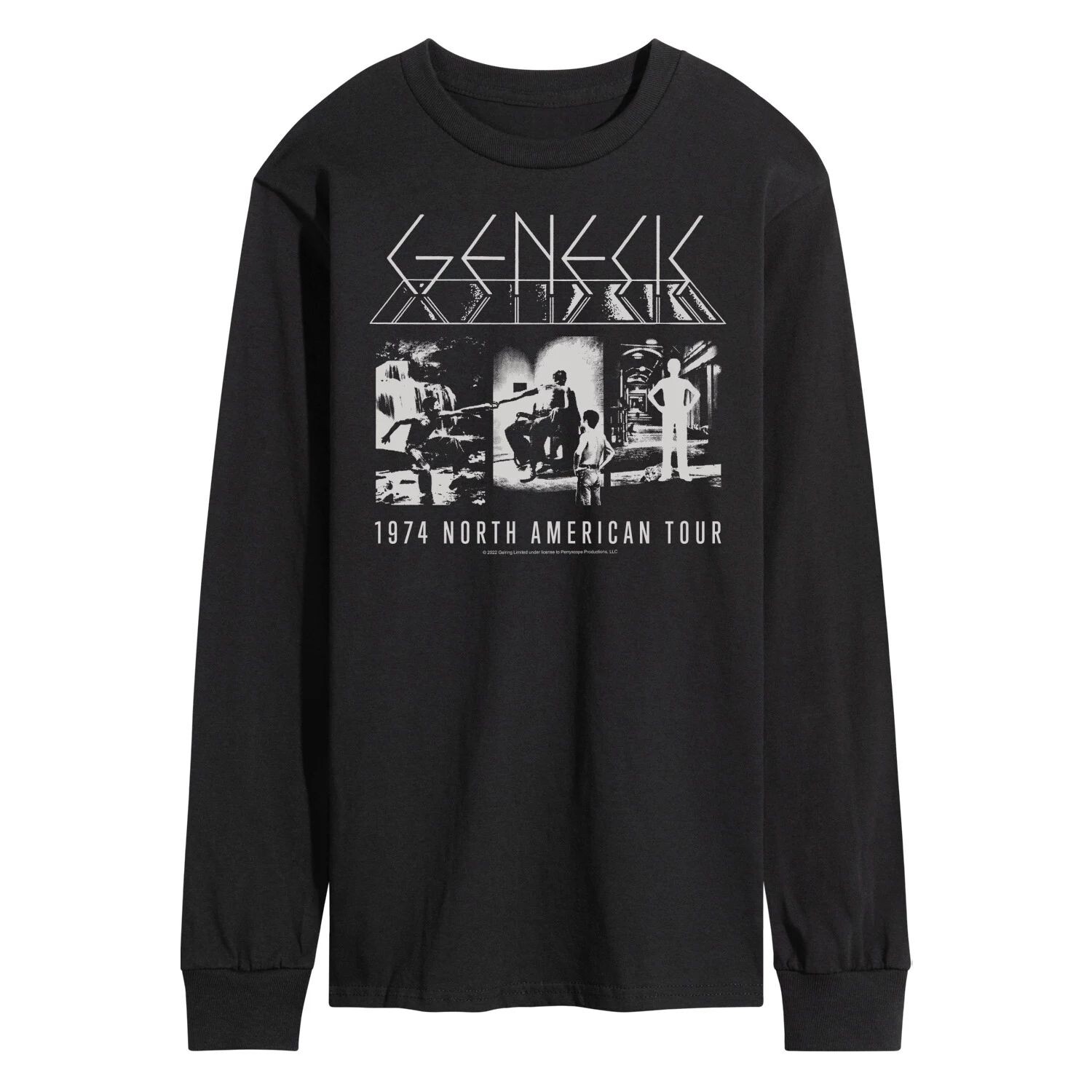 

Мужская футболка Genesis 1974 Tour с длинными рукавами Licensed Character