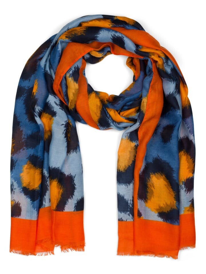 

Шарф styleBREAKER, цвет orange/blau
