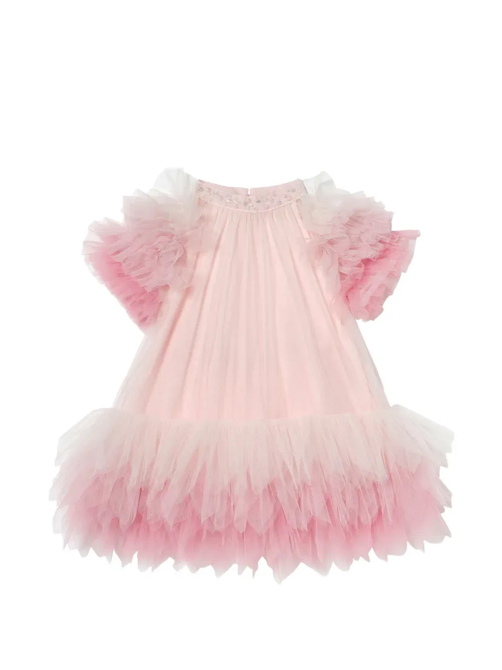 Платье из тюля с оборками Tutu Du Monde, розовый