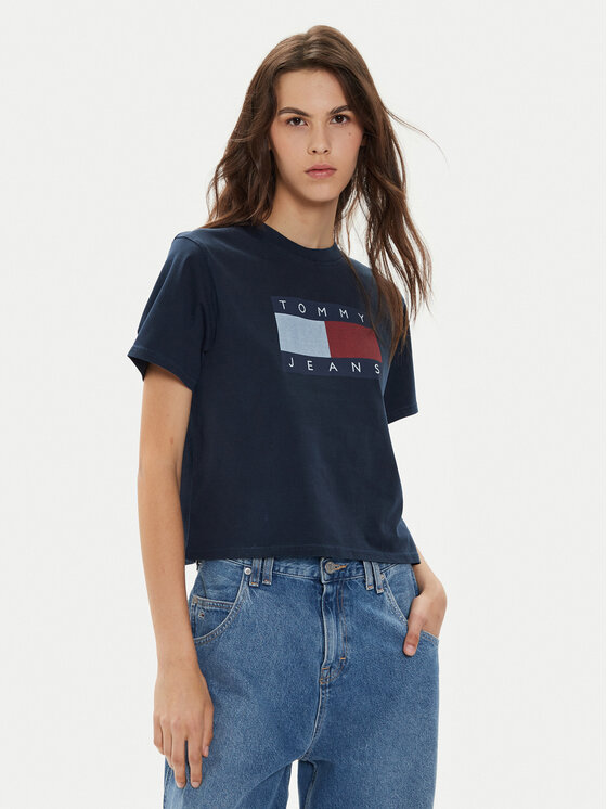 

Футболка свободного кроя Tommy Jeans, синий