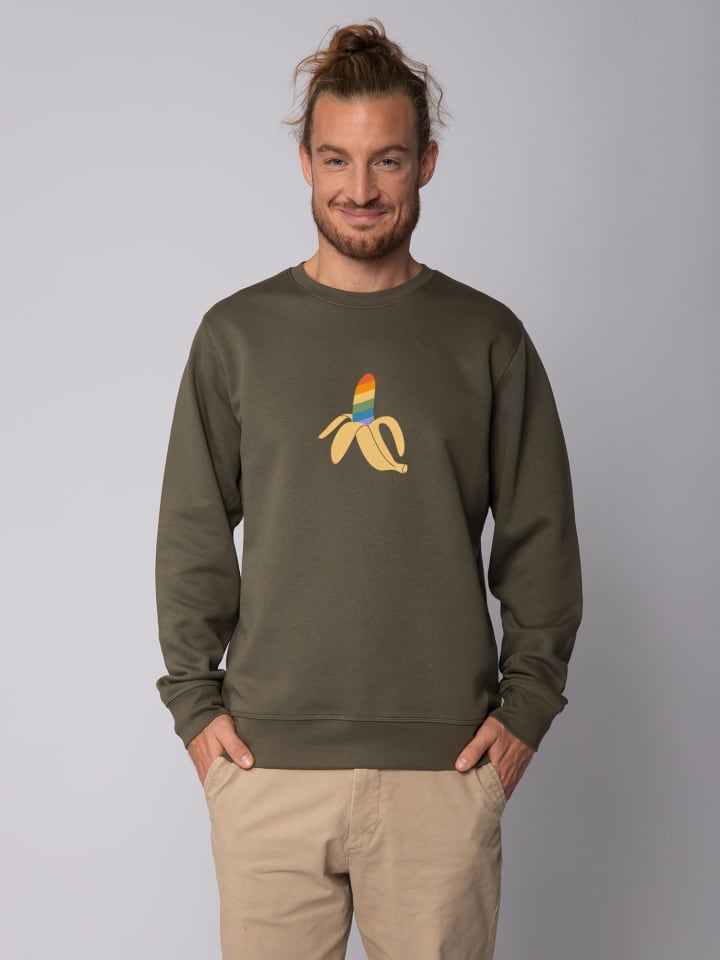 

Толстовка wat Apparel Rainbow Banana, хаки